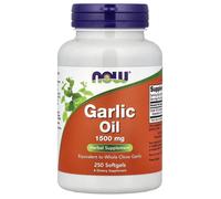 Ail Huile 1500 MG 250 Sgels Par Now Foods