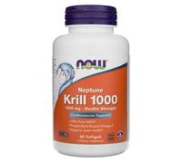 Now Foods Huile de krill 1000 mg double concentration – 60 gélules molles