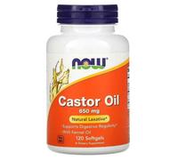 Ricin Huile 650 MG 120 Sgels Par Now Foods