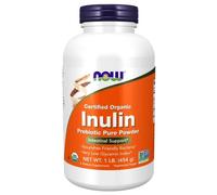 Now Foods – Inuline en poudre – Biologique certifiée, prébiotique – 454 g