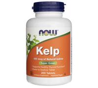 NOW Foods Kelp Algue Iode Thyroïde 150 mcg 200 comprimés végé