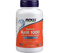 Now Foods Huile de krill 1000 mg double concentration – 60 gélules molles