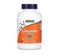 NOW FOODS L-ARGININE, 700MG, 180 GÉLULES VÉGÉTALES