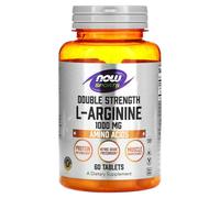 NOW Foods, L-Arginine Double Concentration, 1 000 mg, 60 Comprimés