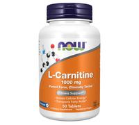 NOW Foods, L-CARNITINE, 1000 MG, 50 Tablettes