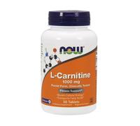 L-CARNITINE 1000 MG 50 Tablettes Par NOW Foods