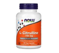 L-Citrulline 750 Mg 90 Gélules Végétales Par Now Foods