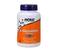 L-Glutamine 500 mg 120 gélules végétales Now Foods