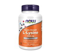 L-Lysine, Double Strength 1000 mg 100 Comprimés Now Foods