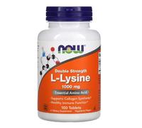 Now Foods - L-Lysine 1000mg | Soutient le système immunitaire et la production de collagène - 100 comprimés
