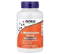 Now Foods, L-Méthionine 500mg 100 gélules
