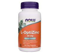 L-OptiZinc 30 mg 100 Veg Capsules Now Foods