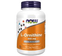 Now Foods L-Ornithine 500 mg, 120 capsules