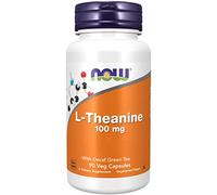 Now Foods, L-Theanine, 100mg, 90 Capsules végétaliennes, Testé en Laboratoire, Acide Aminé, Sans Gluten, Sans Soja, Végétarien