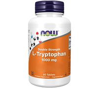 Now Foods, L-Tryptophan, 1000mg, 60 Comprimés végétaliens, Acide Aminé, Sans Gluten, Sans Soja, Sans OGM