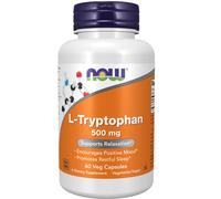 Now Foods L-Tryptophane 500 mg, 60 capsules végétales