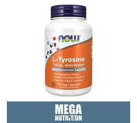 Now Foods L-TYROSINE Extra Force 750mg 90 Végétarien Capsules Cognitive Support