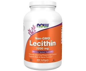 NOW FOODS Lécithine de tournesol, 1200 mg (400 gélules)