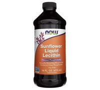 NOW Foods Lécithine de Tournesol Liquide Non-OGM Sans Soja Vegan 473 ml