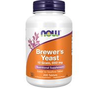 Now Foods, levure de bière, 650 mg, 200 comprimés - livraison éclair