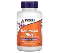 Now Foods Levure De Riz Rouge, 60 Capsules Végétariennes