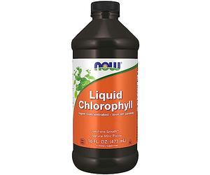 Now Foods, Liquid Chlorophyll, Saveur Menthe, 473 ml de Chlorophylle Liquide végétalienne, Testé en Laboratoire, Sans Gluten, Sans Soja, Végétarien, Chlorophylle bio