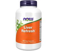Now Foods, Liver Refresh, avec Chardon-Marie, Schisandra et Autres, 180 Capsules végétaliennes, Testé en Laboratoire, Sans Soja, Sans Gluten, Végétarien, Sans OGM
