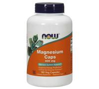 Now Foods Magnésium 400 mg - 180 gélules végétales