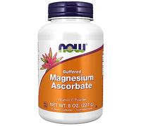Now Foods, Magnesium Ascorbate, 227g de Poudre végétalienne, Testé en Laboratoire, Vitamine C, Minéraux, Sans Gluten, Sans Soja, Végétarien
