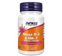 Now Foods Mega D3 4000 IU + K2 MK-7 180 mcg, 60 gélules