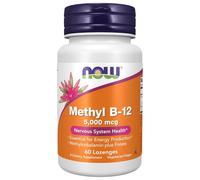 Now Foods – Pastilles Méthyl B‑12 5000 mcg – 60 pastilles