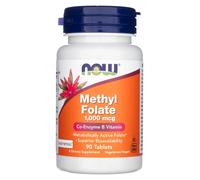 Now Foods – Comprimés Folate de méthyle 1000 mcg – 90 comprimés