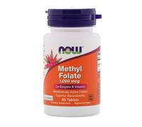Now Foods Methylfolate (m. Quatrefolic) 1 000 mcg 90 comprimés