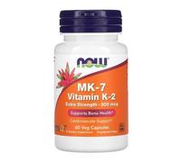 NOW FOODS MK-7 VITAMINE K-2 MCG, FORCE SUPPLÉMENTAIRE, 300 MCG, 60 CAPSULES V...