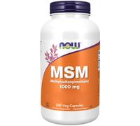 Now Foods, MSM, 1.000 mg, 240 Gélules végétaliennes, Testé en Laboratoire, Soufre, Sans Gluten, Sans Soja, Végétarien