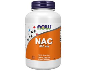 Now Foods, NAC (N-Acétyl Cystéine), 600mg Dépôt de 3 Jours, Complément Alimentaire, 250 Capsules végétaliennes, Testé en Laboratoire, Sans Soja, Sans Gluten, Sans OGM