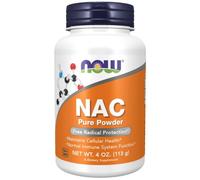 Now Foods NAC N-acétyl-L-cystéine 600 mg , Poudre - 113 g
