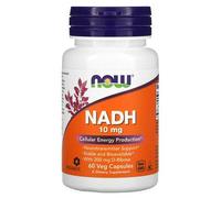 Now Foods Nadh, 10 Mg, 60 Capsules Végétariennes