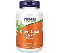 Now Foods, Olive Leaf Extract (Extrait de Feuille d'Olivier), 500mg, 120 Capsules végétaliennes, Testé en Laboratoire, Sans Soja, Sans Gluten, Végétarien, Sans OGM