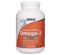 Now Foods Omega-3 1000 mg – distillé moléculairement – 500 gélules molles
