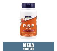 Now Foods P-5-P 50mg 90 Végétarien Capsules + Magnésium Chélate Nerveux Système