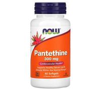Now Foods Panthénine, 300 Mg, 60 Gélules Végétales