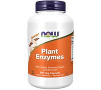 Now Foods, Plant Enzymes, Mélange d'Enzymes, 240 Capsules végétaliennes, Testé en Laboratoire, Sans Gluten, Sans Soja, Végétarien