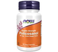 Now Foods, Policosanol, Double Force, 20 mg, 90 Gélules végétaliennes, Testé en Laboratoire, Canne à Sucre, Sans Gluten, Végétarien