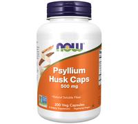 Now Foods, Psyllium Husk, 500 mg, 200 gélules végétales - livraison éclair