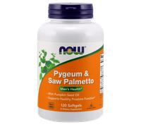 Now Foods Pygeum & Saw Palmetto - 120 Capsules
