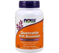 Now Foods Quercetin with Bromelain kwercetyna bromelaina 120 vege kapsułek