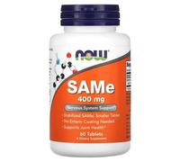 Now Foods S-Adénosylméthionine, 400 Mg, 60 Comprimés