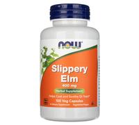 NOW FOODS Slippery Elm Orme rouge 400 mg, 100 gélules