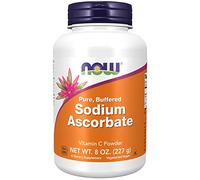 Now Foods, Sodium Ascorbate (Ascorbate de Sodium), 227g de Poudre végétalienne, Testé en Laboratoire, Vitamine C, Sans Gluten, Sans Soja, Végétarien